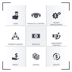 FINANCE ICON SET