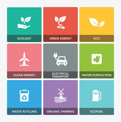 ECOLOGY ICON SET