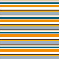 Abstract vector striped seamless pattern with colored horizontal parallel stripes. Colorful pastel background