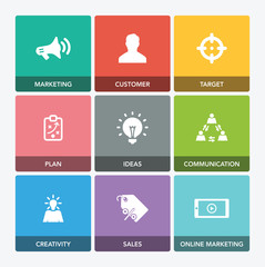 ADVERTISING ICON SET