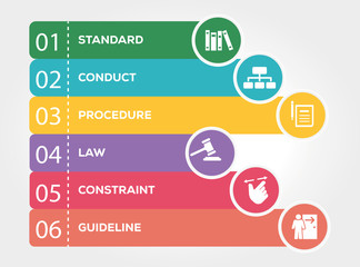 Regulations Infographic Concept