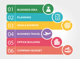 Modern Business Infographic Concept