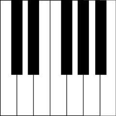 Fototapeta premium Piano Tiles