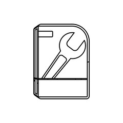 Software computer box icon vector illustration graphic design