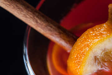 Hot mulled wine