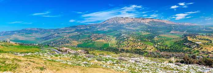 Cemetery at the Marinid Tombs in Fes, Morocco