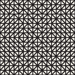 Geometric Ethnic Background with Symmetric Lines Lattice. Vector Abstract Seamless Pattern.