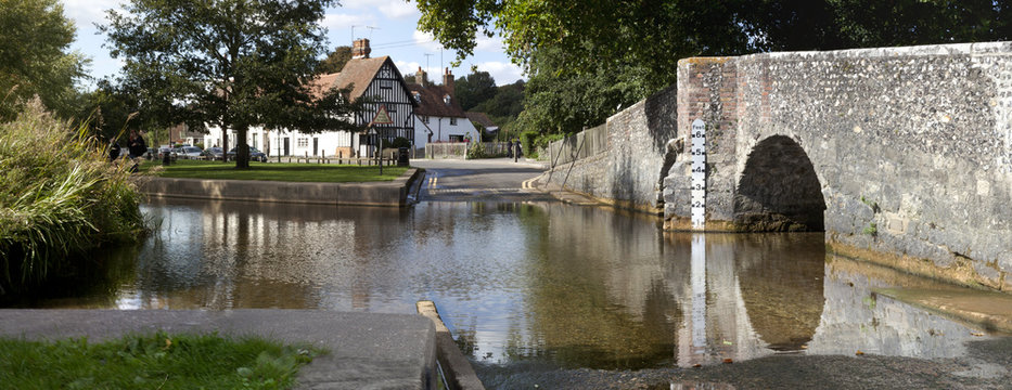 Ford at Eynsford, Kent, UK
