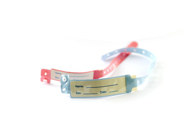 Patient identification wristbands