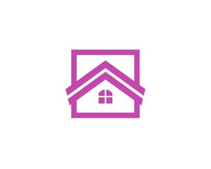  Construction house vector logo icon.
