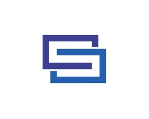 Abstract letter S icon alphabet symbol. S letter logo arrow sign. 