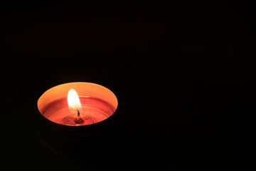 candle in the dark
