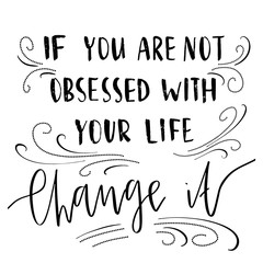 lettering quote black font on a white background