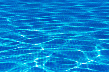 Swimming pool underwater. Suitable for background.
