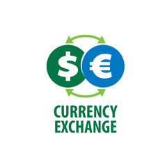 vector logo currency exchange