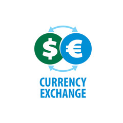 vector logo currency exchange