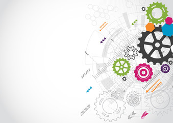 Abstract technology background