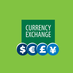 vector logo currency exchange