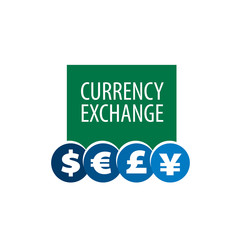 vector logo currency exchange