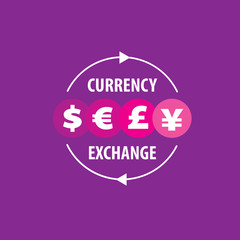 vector logo currency exchange