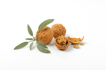 walnuts and fresh sage