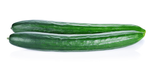 Cucumber isolated on white background