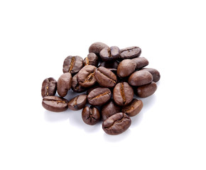 Coffee bean isolated on white background