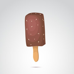 Ice cream vector icon.
