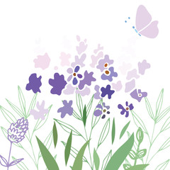 Summer flower composition