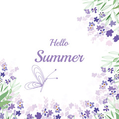 Summer flower composition