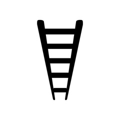 Ladder or staircase symbol icon vector illustration graphic design