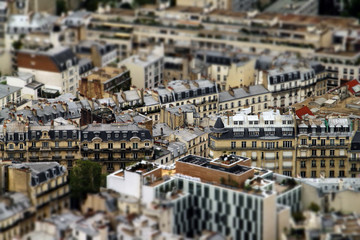 Edificios de Paris vistos desde el aire