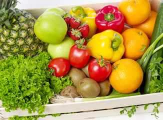 Fruits and vegetables close-up
