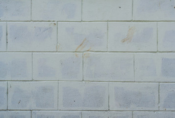 The texture of the old brick fence of bricks