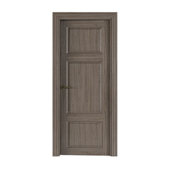 Door isolated on white background. 3D rendering.