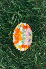 Decorated easter egg