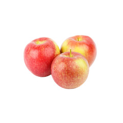Fototapeta na wymiar Red apples, isolated on the white