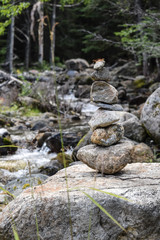 Fototapeta na wymiar balancing rocks