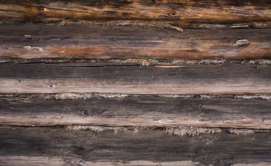 The texture of wooden wall