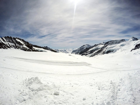 Alps mountain snow winter