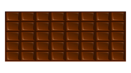 Chocolate Tile. Vector Illustration