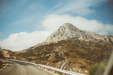 landscape pictures out of the car