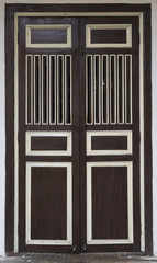 vintage old wooden door