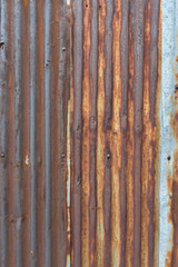 rusted galvanized sheet