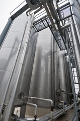 industrial plant for water purification