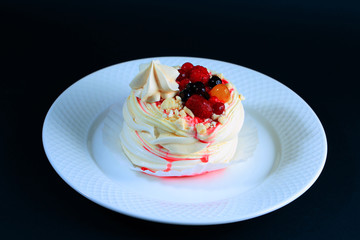 Delicious sweet dessert. Cake.