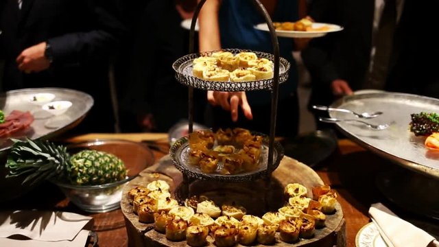 buffet show cooking food wedding reastaurant