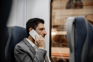 Man talking on mobile