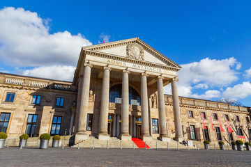 Fototapeta premium Wiesbaden, Kurhaus. März 2017.