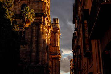 Naklejka premium Tourism in Malaga